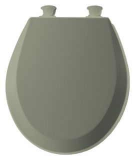 Bemis B500EC095 Round Closed Front Molded Wood Toilet Seat with Easy Clean & Change Hinge in Bayberry   Toilet Seats