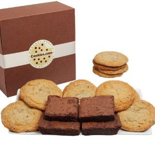 Cookies and Brownies Box   Chocolate Chip Cookies and Chocolate Chip Blondies (16 pieces)  Packaged Chocolate Chip Snack Cookies  Grocery & Gourmet Food