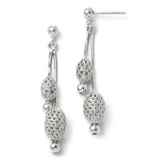 Leslie's Leslies Sterling Silver Post Dangle Earrings Jewelry