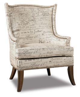 Paris Lacefield Document Accent Chair   Dining Chairs