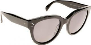 Celine 41755 807 Black Audrey Round Sunglasses Polarised Lens Category 3 Celine Clothing