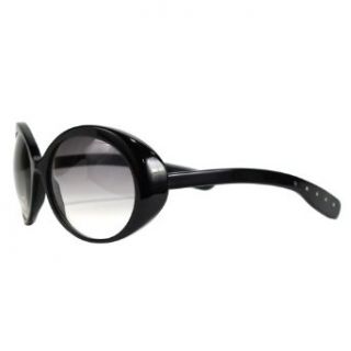 Bottega Veneta BV 58S 807 Oval Black Sunglasses