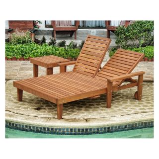 Best Redwood Double Summer Chaise Lounge   Outdoor Chaise Lounges