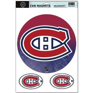 MONTREAL CANADIENS OFFICIAL LOGO CAR MAGNET SET  Sports Fan Automotive Magnets  Sports & Outdoors