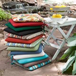 Coral Coast 17 x 17 Outdoor Furniture Seat Pad   Outdoor Cushions