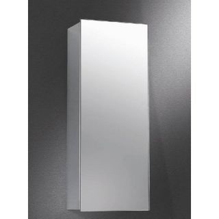 Ketcham 15W x 26H in. Stainless Steel Surface Mount Medicine Cabinet   Single Door   Surface Mount Medicine Cabinets