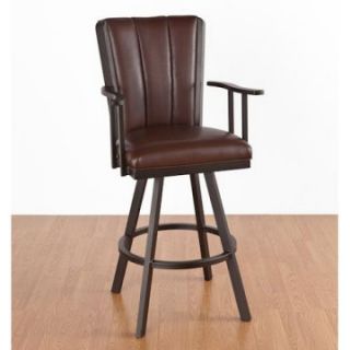 Bogart 26 in. Counter Stool   With Arms   Swivel Flex   Bar Stools