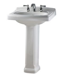 American Standard Townsend Portsmouth 0555101 Pedestal Sink   Single Sink Bathroom Vanities