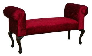Chelsea 4040 ER Holly Bench   Excite Red   Bedroom Benches