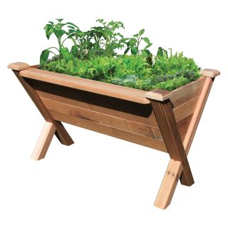 Gronomics Modular Rustic Garden Wedge   Raised Bed & Container Gardening