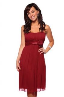 Hot From Hollywood Women's Designer Flowy Pleated Formal Dress
