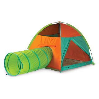 Pacific Play Tents Hide Me Tent & Tunnel Combo   Green   Indoor Playhouses