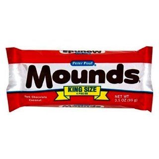 Mounds King Size (Pack of 18)  Candy And Chocolate Snack Size Bars  Grocery & Gourmet Food