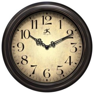 The Precedent 12 in. Wall Clock by Infinity Instruments   Wall Clocks
