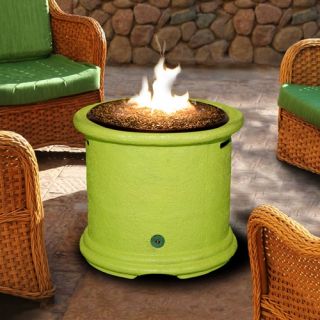 California Outdoor Concepts Island Chat Height Fire Pit   Lime Green   Fire Pits