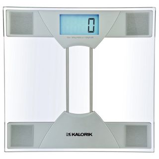 Kalorik Electronic Glass Platform Bathroom Scale   Monitors and Scales