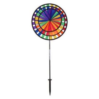 In the Breeze Rainbow Triple Spinner   Wind Spinners