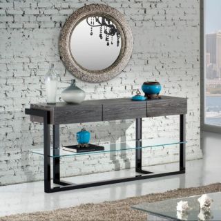 Furnitech 64 in. Multi Functional Contemporary Console Table   TV Stands