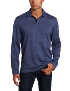 Van Heusen Men's Nailhead Polo Shirt, Black Iris, Large at  Mens Clothing store