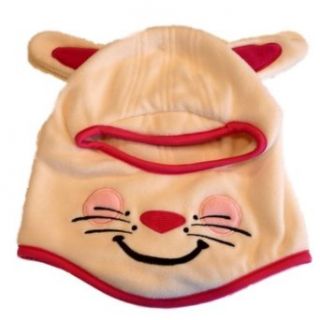 Faded Glory Toddler Girls Kitty Cat Face Mask Stocking Cap Beanie Hat Infant And Toddler Hats Clothing