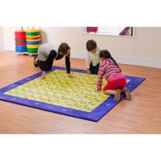 Kalokids 100 Square Counting Grid Carpet   Rugs