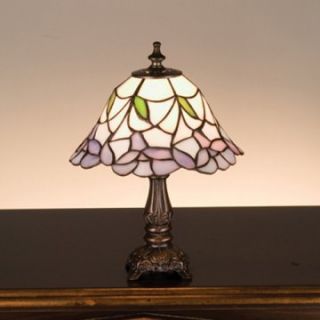 Meyda 31194 Daffodil Bell Tiffany Mini Desk Lamp   Table Lamps