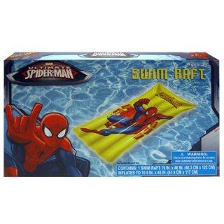 Inflatable Raft   Marvel   Spiderman (19" x 48) (Swimming Toys) Toys & Games