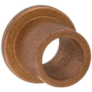 Bunting Bearings FFB68 5 3/8" Bore x 1/2" OD x 5/8" Length 11/16" Flange OD x 3/32" Flange Thickness Powdered Metal SAE 841 Flanged Bearings Flanged Sleeve Bearings