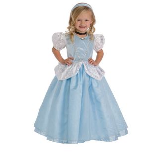 Little Adventures Deluxe Cinderella Costume with Optional Slip   Pretend Play & Dress Up