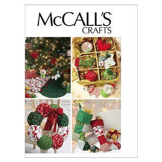 McCall's Patterns M6453 Ornaments, Wreath, Tree Skirt and Stocking, One Size Only