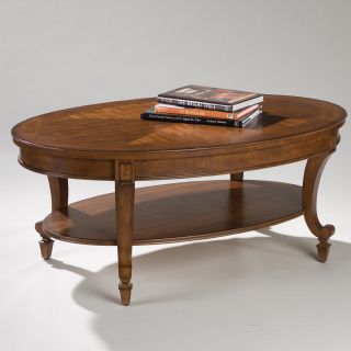 Magnussen T1052 Aidan Wood Oval Coffee Table   Coffee Tables