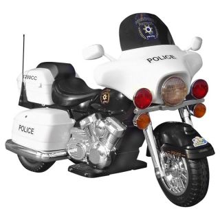 Jet Runner Patrol Motorcycle Battery Powered Riding Toy   Battery Powered Riding Toys