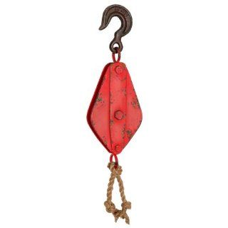 Rustic Industrial Ship's Pulley Old Farm Block and Tackle Nautical Hook