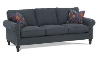 Rowe Bleeker 3 Cushion Sofa   Navy   Sofas