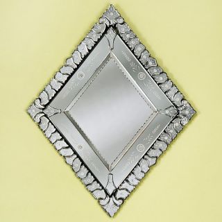 Small Diamond Venetian Wall Mirror   30W x 36H in.   Wall Mirrors