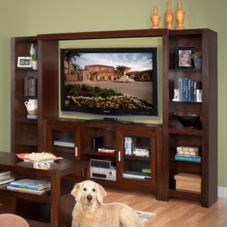 kathy ireland Home by Martin Carlton Entertainment Collection 4 Piece 88 in. Wall Combination   Entertainment Centers