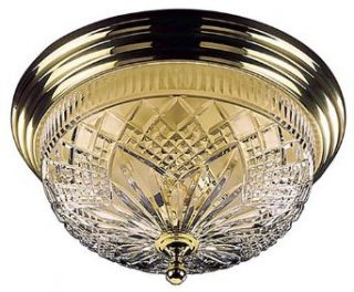 Waterford Crystal 17 Inch Beaumont Ceiling Fixture   Close To Ceiling Light Fixtures  