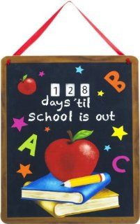 Ganz School's Out Countdown Plaque Calendar  Ballpoint Pens 