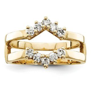 Ann Harrington Jewelry 14k Yellow Gold 1/4 Ct Tw Diamond Ring Guard Jewelry