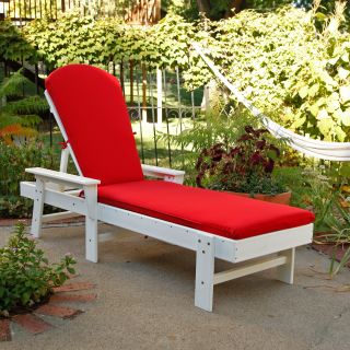 POLYWOOD® South Beach 74 x 20 Chaise Lounge Full Cushion   Outdoor Cushions