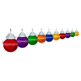 Polymer Products LLC Multi Color Globe String Light Set   Multicolor   Outdoor Hanging Lights