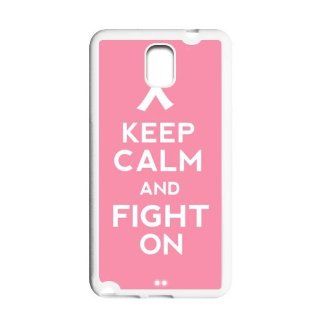 Pink Ribbon Breast Cancer Awareness Nice Samsung Galaxy Note 3 N900 Case, Rubber Edge Shell Protector Skin Cover Cell Phones & Accessories