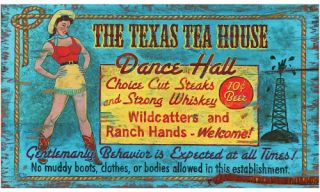 Texas Tea House Large Wall Art   32W x 20H in.   Wall Sculptures and Panels