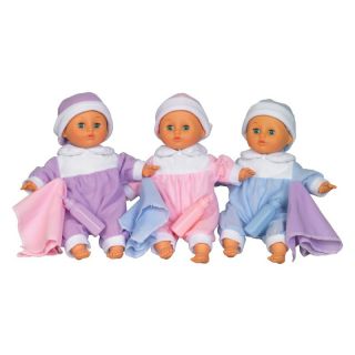 Small World Toys All About Baby Jessie, Jackie and Jenna Triplet 11.5 in. Dolls   Baby Dolls