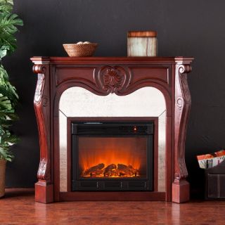 Belmont Cherry Electric Fireplace   Electric Fireplaces