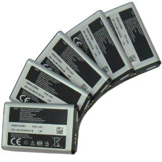 New Samsung AB663450BA OEM Battery for Samsung Rugby II A847 Lot of 5 Cell Phones & Accessories