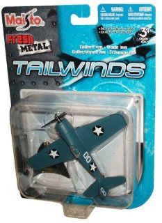 Maisto Fresh Metal Tailwinds 187 Scale Die Cast United States Military Aircraft   U.S. Navy and Marine Corps World War II Primary Fighter Aircraft  F6F Hellcat with Display Stand Toys & Games