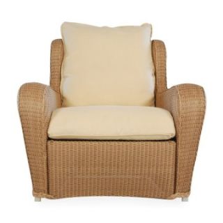 Lloyd Flanders Natchez All Weather Wicker Lounge Chair   Outdoor Lounge Chairs