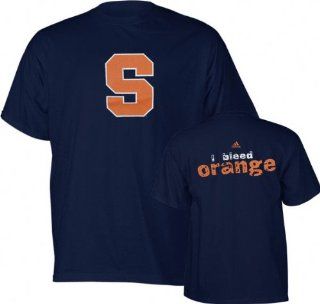 Syracuse Orange adidas Navy Bleed School Colors T Shirt (4XL)  Sports Fan Apparel  Sports & Outdoors