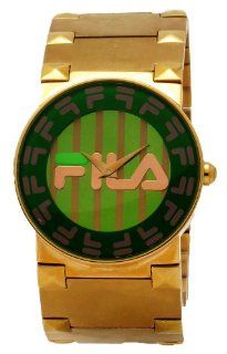 Fila Fao848 91 Barocco Women's Analog Stainless Steel Gold Tone Green Dial Watch FILA Watches